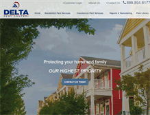 Tablet Screenshot of deltapestcontrol.net